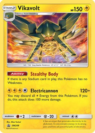 Image of Vikavolt SM208  - Holofoil SM Promos - Promo