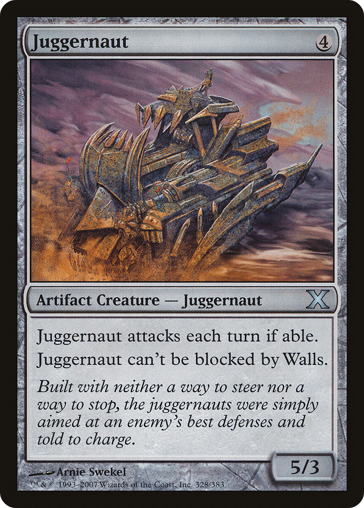 Image of Juggernaut (10E-328) - Tenth Edition Foil