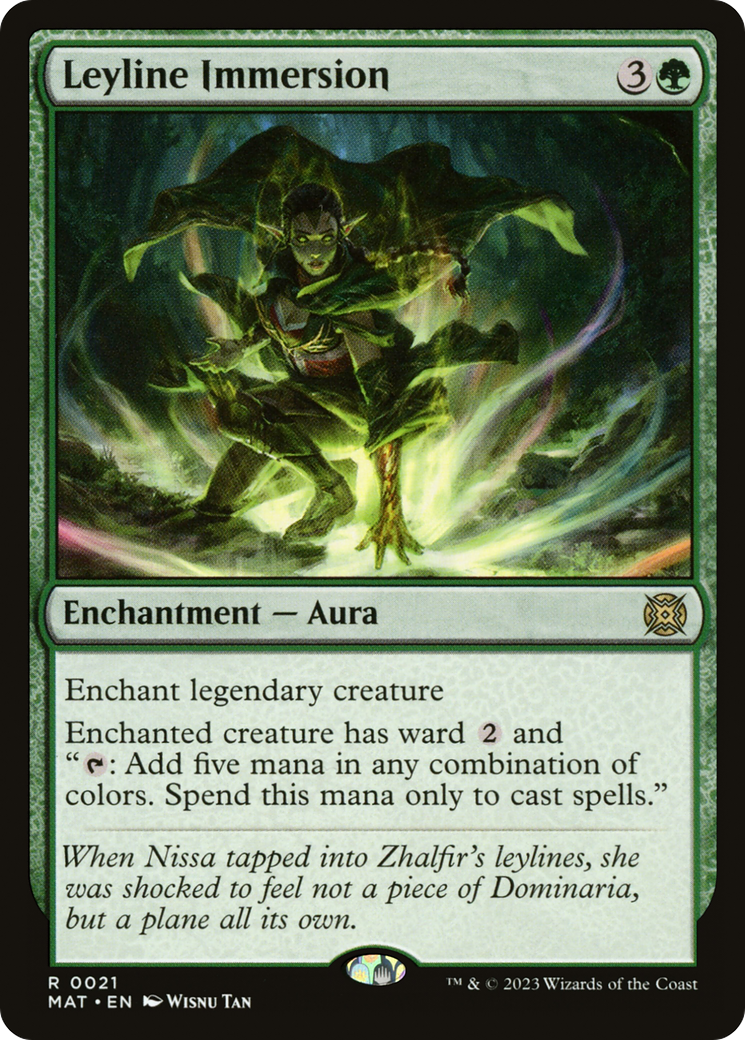 Image of Leyline Immersion (MAT-021) - March of the Machine: The Aftermath Foil