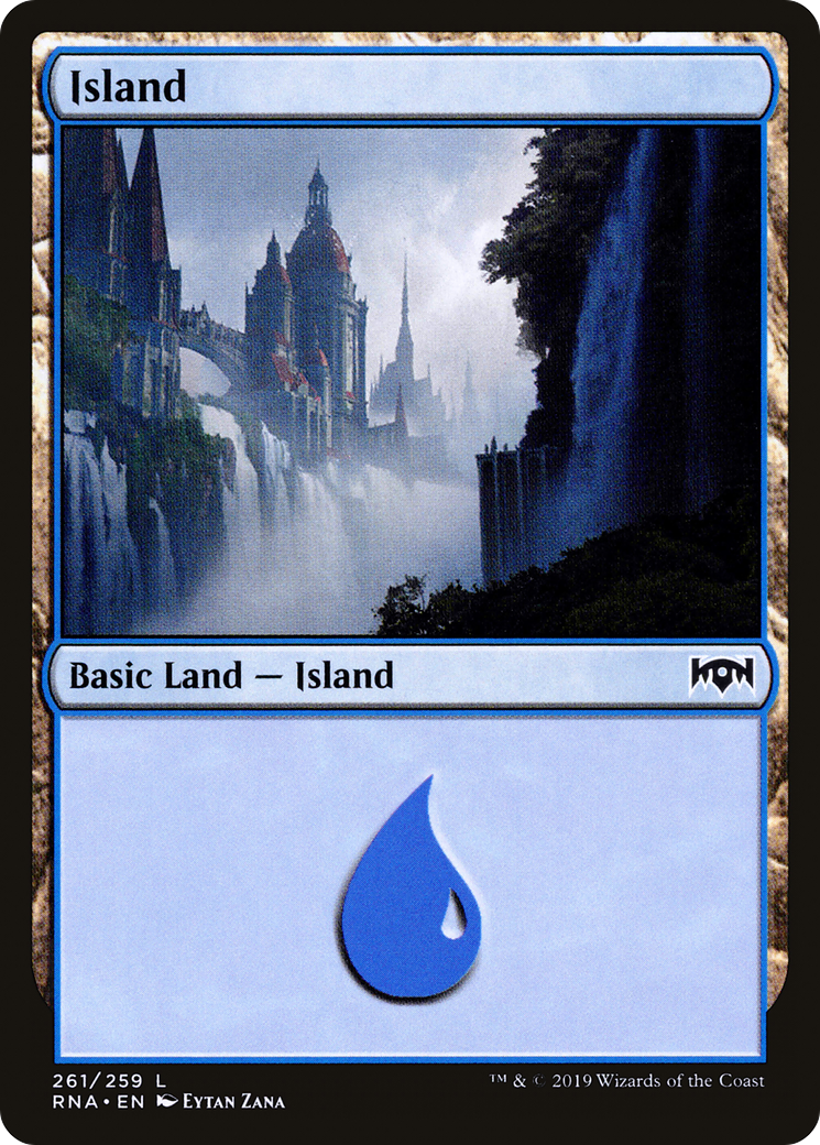 Image of Island (RNA-261) - Ravnica Allegiance
