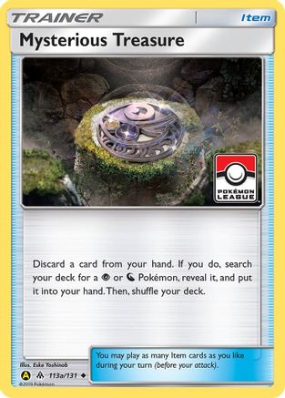 Image of Mysterious Treasure 113a/131  - Reverse Holofoil League & Championship Cards - Promo
