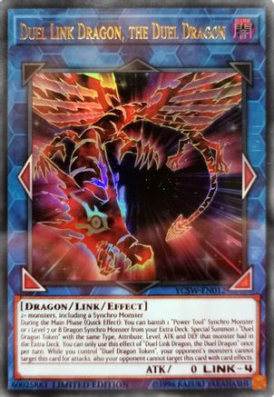 Image of Duel Link Dragon, the Duel Dragon (UR) (YCSW-EN012) - Yu-Gi-Oh! Championship Series Prize Cards Limited