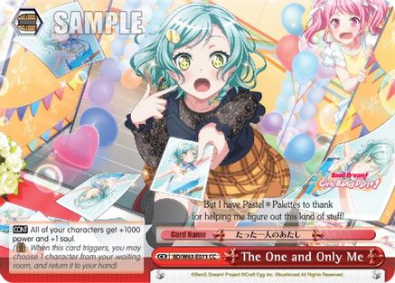 Image of The One and Only Me (BD/W63-E071 CC) - BanG Dream! Girls Band Party! Vol.2