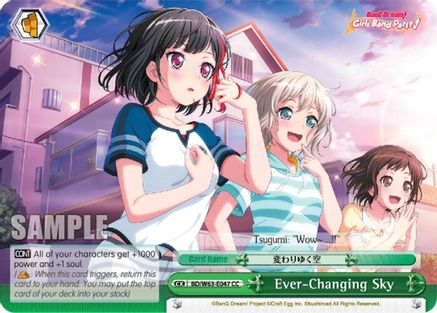 Image of Ever-Changing Sky (BD/W63-E047 CC) - BanG Dream! Girls Band Party! Vol.2