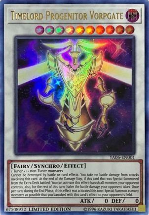 Image of Timelord Progenitor Vorpgate (YA06-EN001) - Yu-Gi-Oh! ARC-V Promo Cards Limited