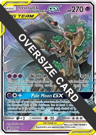 Image of Trevenant & Dusknoir GX SM217  - Holofoil Jumbo Cards - Promo