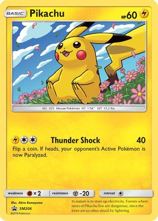 Image of Pikachu SM206  - Holofoil SM Promos - Promo