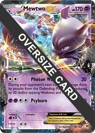 Image of Mewtwo EX 061/162  - Holofoil Jumbo Cards - Promo