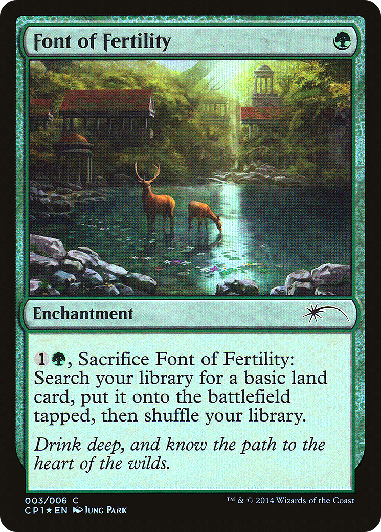 Image of Font of Fertility (UMP-003) - Magic 2015 Clash Pack Foil