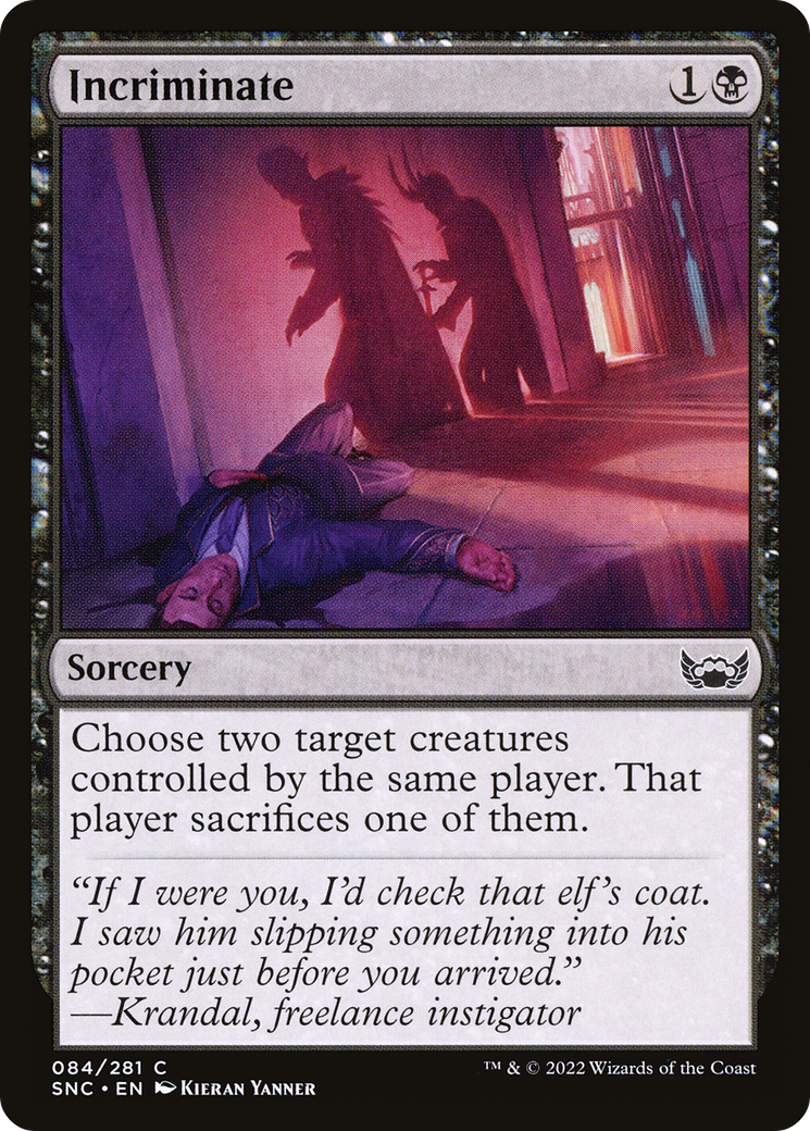 Image of Incriminate (SNC-084) - Streets of New Capenna