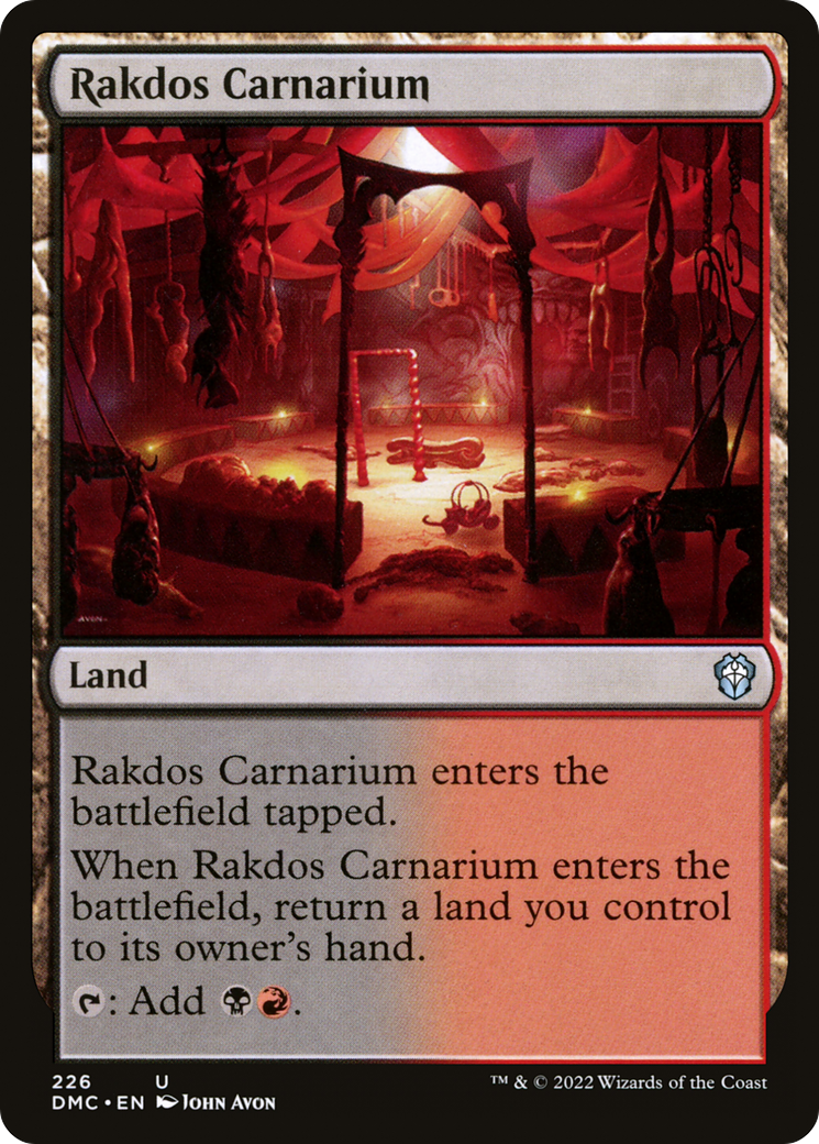 Image of Rakdos Carnarium (DMC-226) - Dominaria United Commander