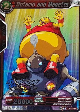 Image of Botamo and Magetta (Dragon Brawl Draft Tournament Gold Stamped) (DB1-013) - Promotion Cards