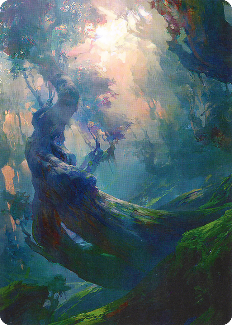 Image of Forest // Forest (AZNR-021) - Zendikar Rising Art Series (Borderless)