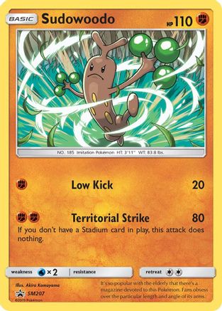 Image of Sudowoodo SM207  - Holofoil SM Promos - Promo