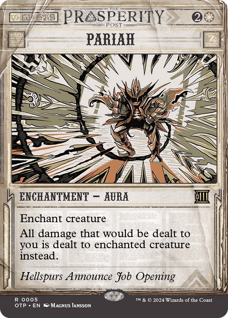 Image of Pariah (OTP-005) - Breaking News: (Showcase) (Borderless) Foil