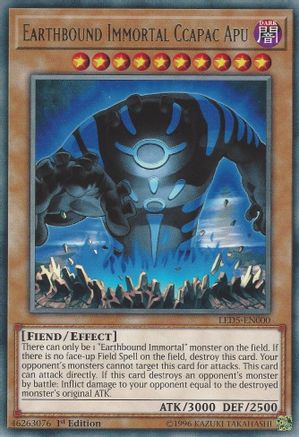 Image of Earthbound Immortal Ccapac Apu (LED5-EN000) - Legendary Duelists: Immortal Destiny 1st Edition