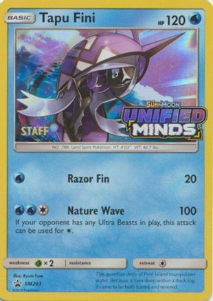 Image of Tapu Fini SM203  - Holofoil SM Promos - Promo