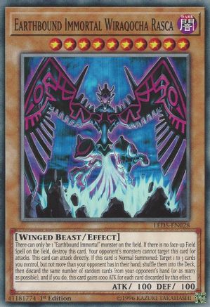Image of Earthbound Immortal Wiraqocha Rasca (LED5-EN028) - Legendary Duelists: Immortal Destiny 1st Edition