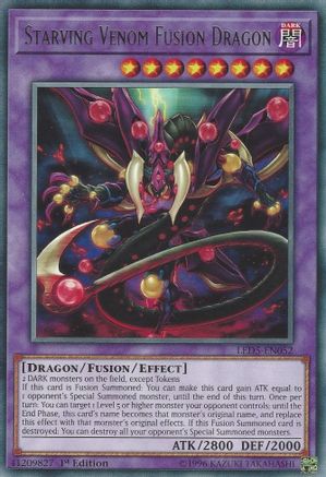 Image of Starving Venom Fusion Dragon (LED5-EN052) - Legendary Duelists: Immortal Destiny 1st Edition
