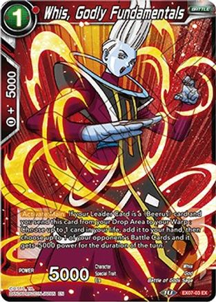 Image of Whis, Godly Fundamentals (EX07-03) - Expansion Deck Box Set 07 Magnificent Collection  Fusion Hero Foil