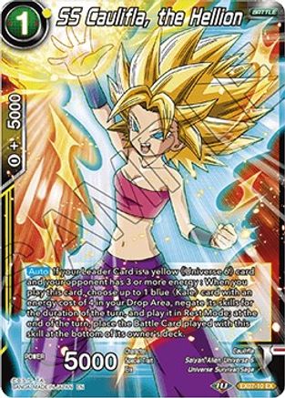 Image of SS Caulifla, the Hellion (EX07-10) - Expansion Deck Box Set 07 Magnificent Collection  Fusion Hero Foil