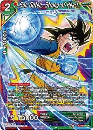 Image of Son Goten, Strong of Heart (EX08-01) - Expansion Deck Box Set 08 Magnificent Collection  Forsaken Warrior
