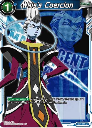Image of Whis's Coercion (BT1-055) - Expansion Deck Box Set 07 Magnificent Collection  Fusion Hero