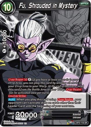 Image of Fu, Shrouded in Mystery (BT3-118) - Expansion Deck Box Set 07 Magnificent Collection  Fusion Hero