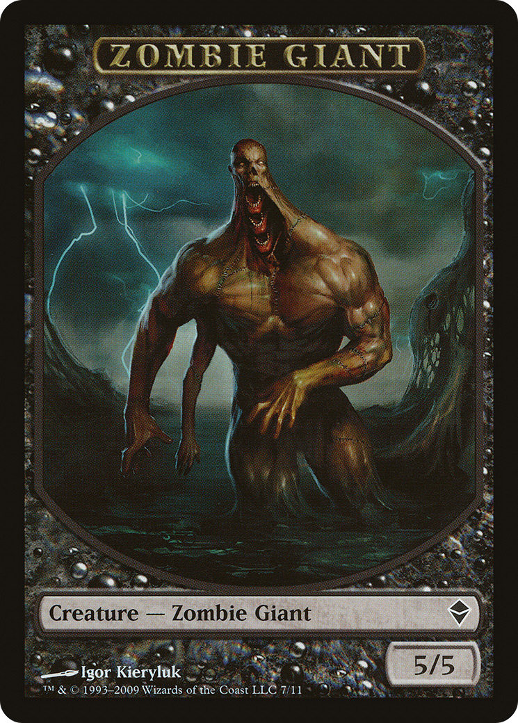 Image of Zombie Giant Token (ZEN-007) - Zendikar Tokens