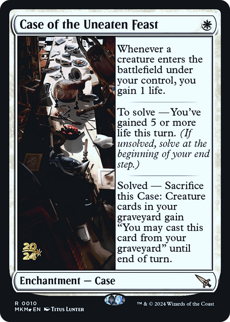 Image of Case of the Uneaten Feast (PRE-010) - Murders at Karlov Manor Promos Foil