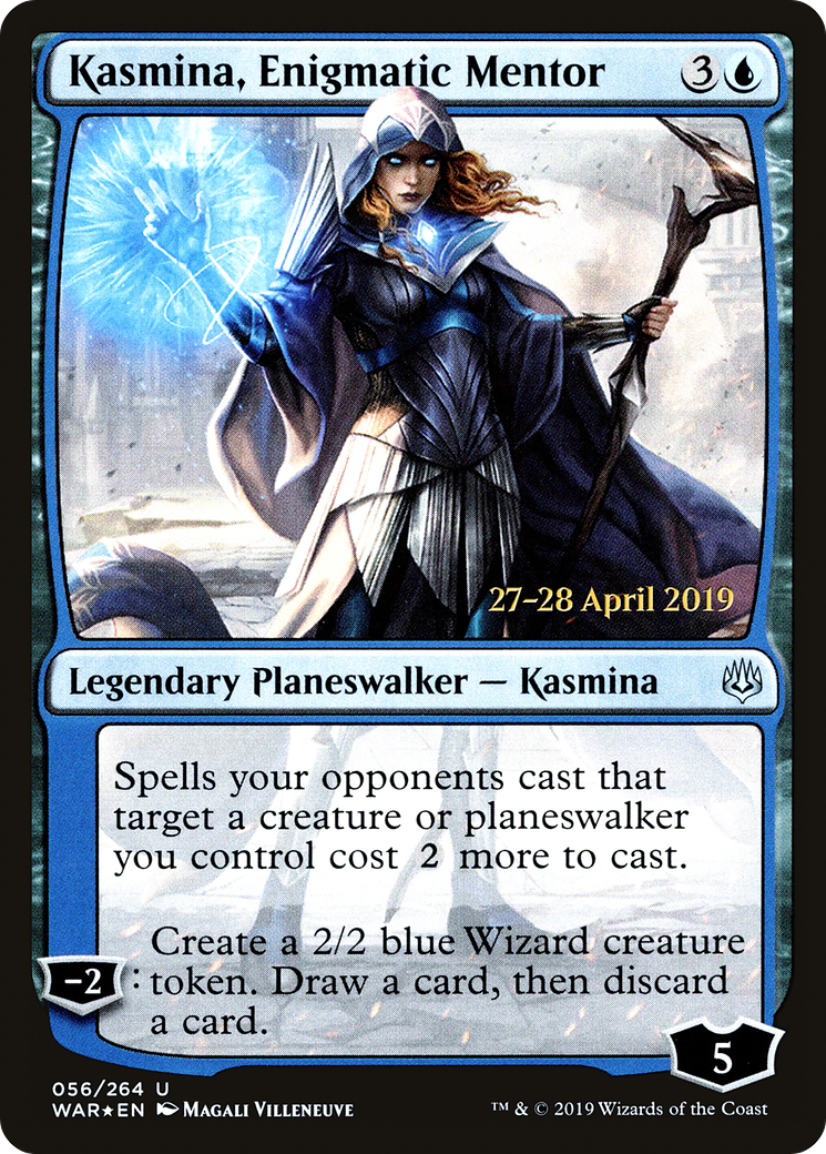 Image of Kasmina, Enigmatic Mentor (PRE-056) - War of the Spark Promos Foil