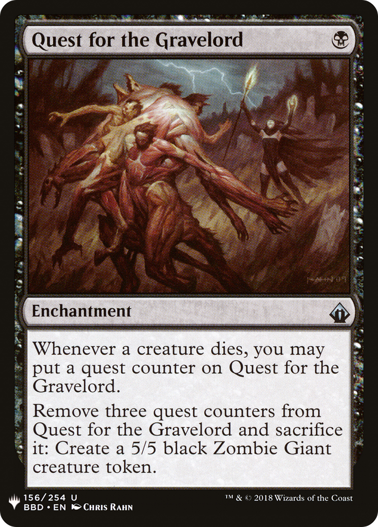 Image of Quest for the Gravelord (LIST-156) - The List