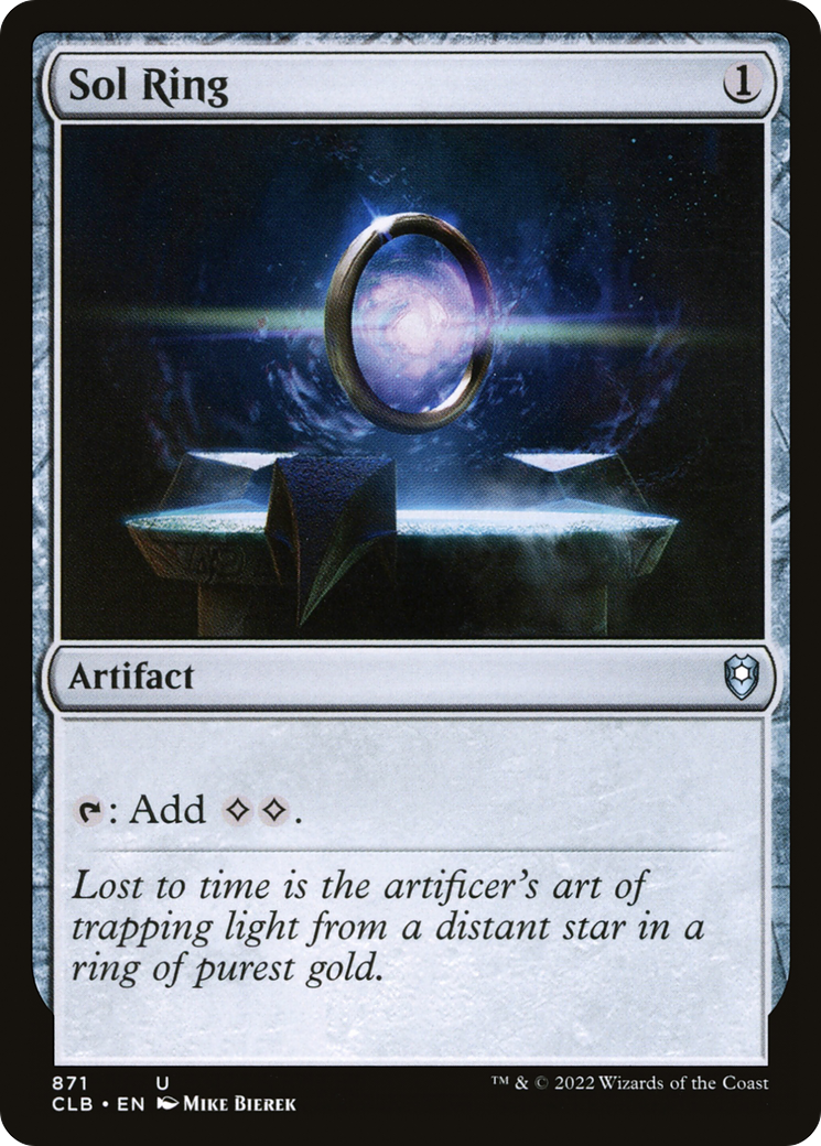 Image of Sol Ring (CLB-871) - Commander Legends: Battle for Baldur's Gate