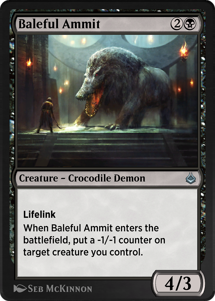 Image of Baleful Ammit (AKR-092) - Amonkhet Remastered