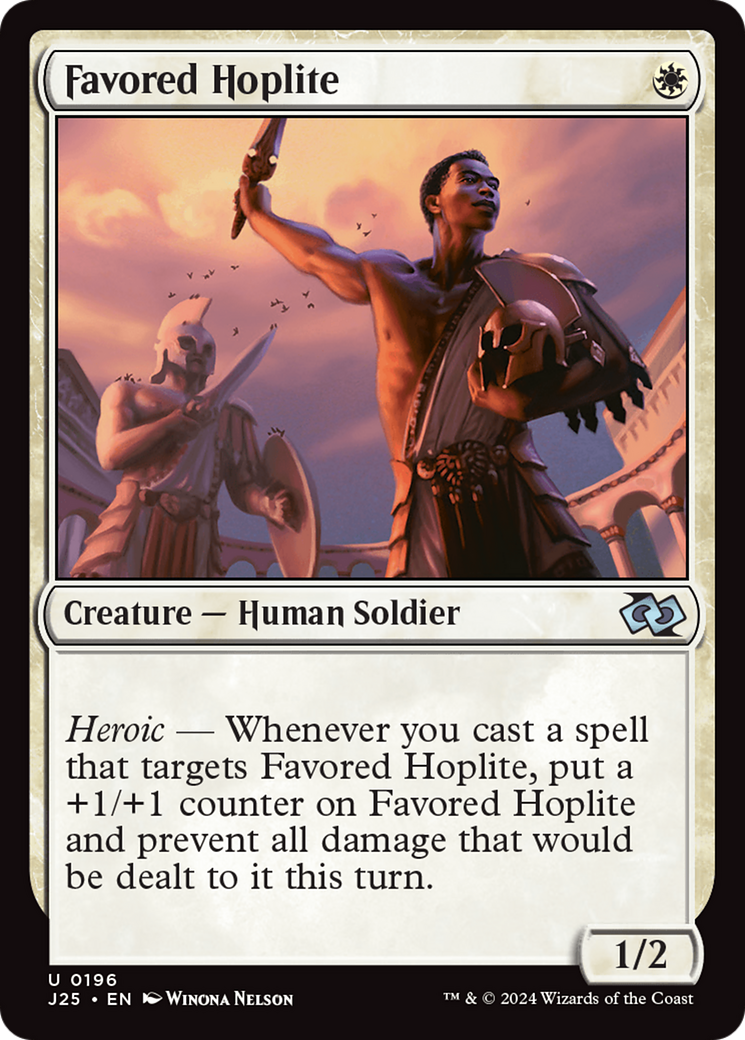 Image of Favored Hoplite (J25-196) - Foundations Jumpstart