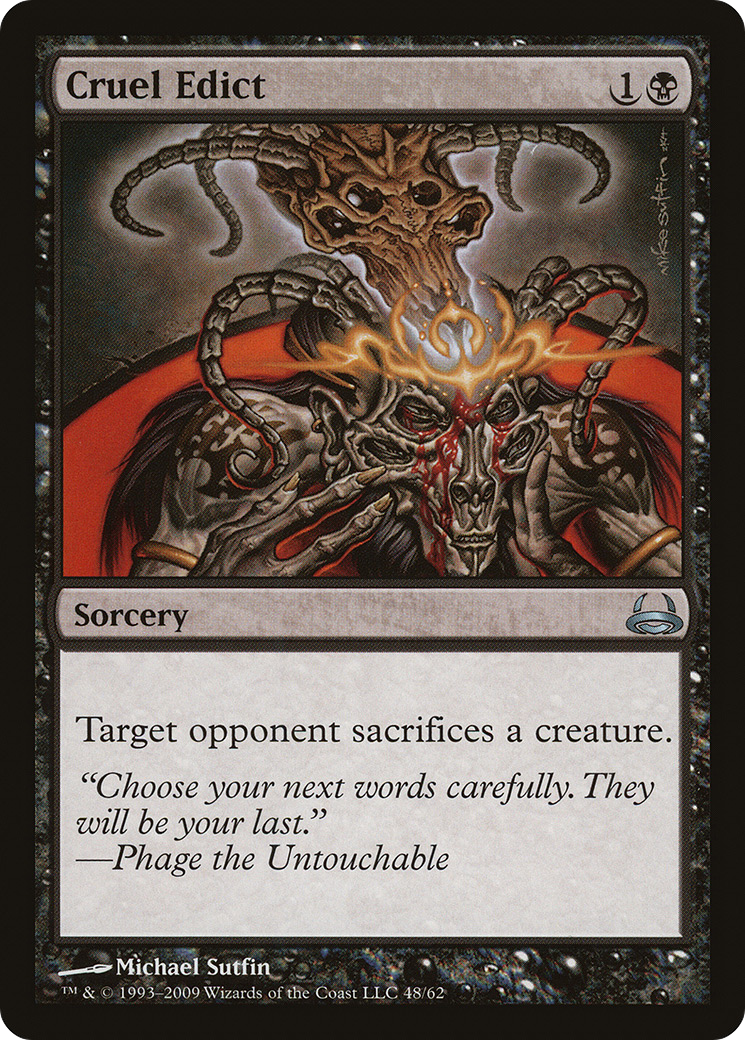Image of Cruel Edict (DDC-048) - Duel Decks: Divine vs. Demonic