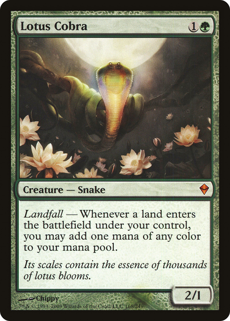 Image of Lotus Cobra (ZEN-168) - Zendikar Foil