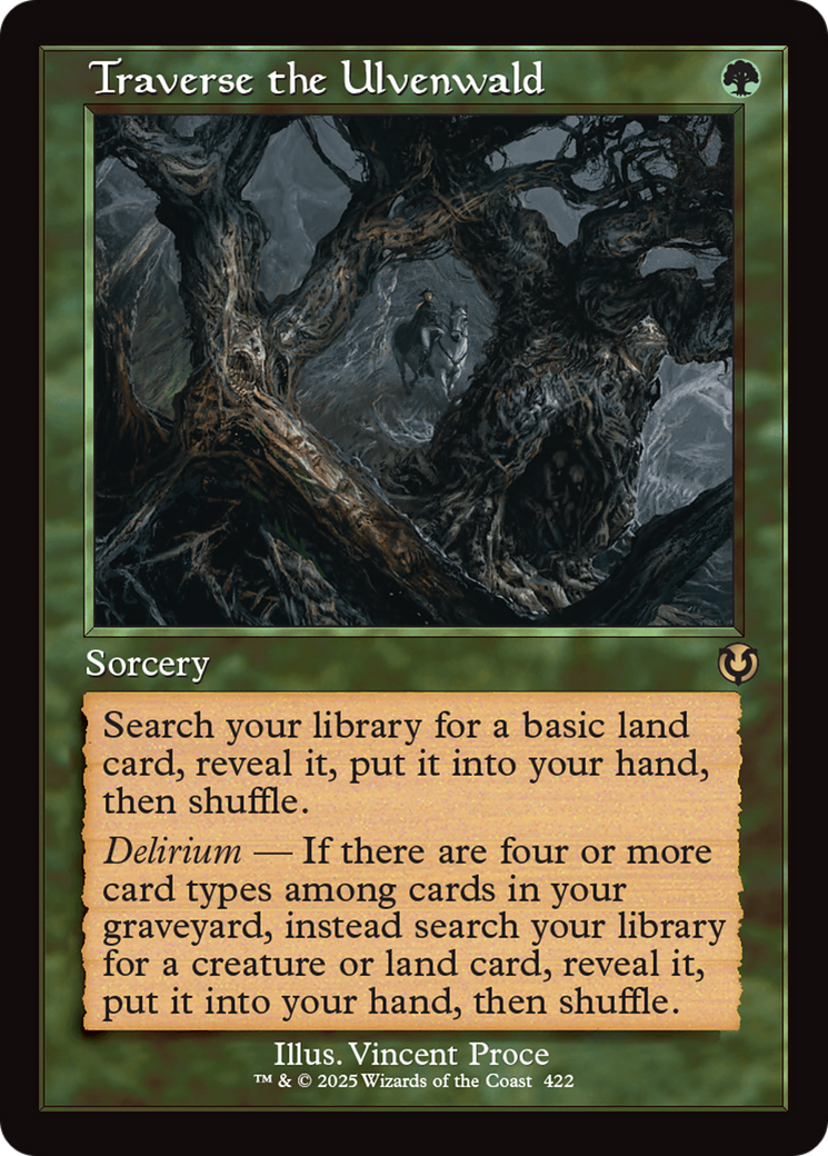 Image of Traverse the Ulvenwald (Retro Frame) (INR-422) - Innistrad Remastered Foil
