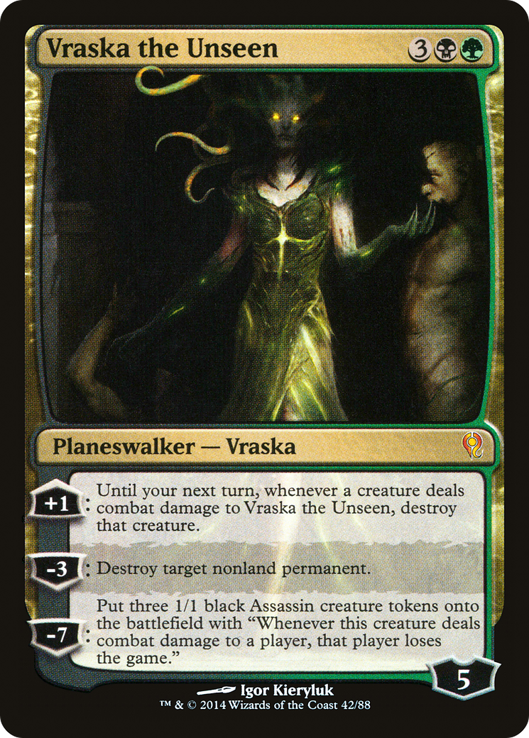 Image of Vraska the Unseen (DDM-042) - Duel Decks: Jace vs. Vraska Foil