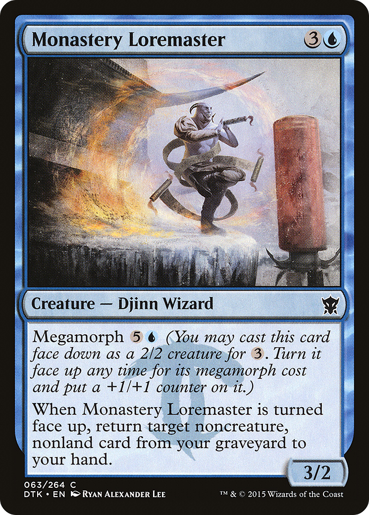 Image of Monastery Loremaster (DTK-063) - Dragons of Tarkir Foil