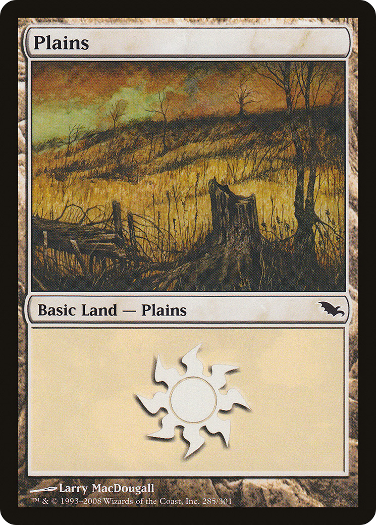 Image of Plains (285) (SHM-285) - Shadowmoor Foil