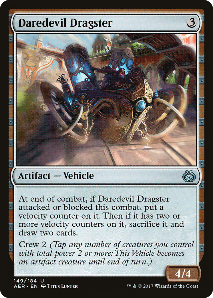 Image of Daredevil Dragster (AER-149) - Aether Revolt Foil