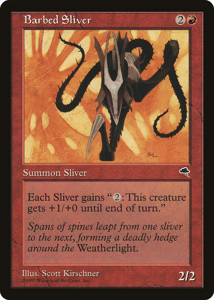 Image of Barbed Sliver (TMP-163) - Tempest