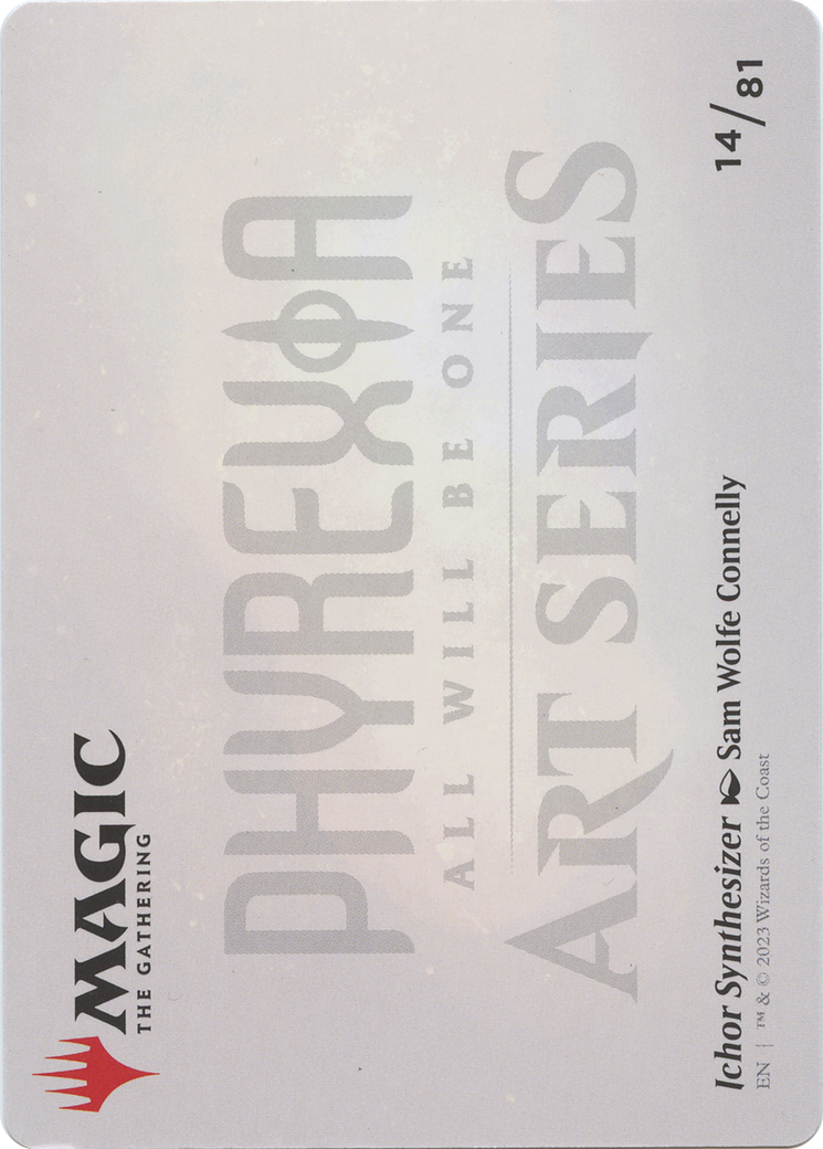Image of Ichor Synthesizer // Ichor Synthesizer (AONE-014) - Phyrexia: All Will Be One Art Series (Borderless) Foil
