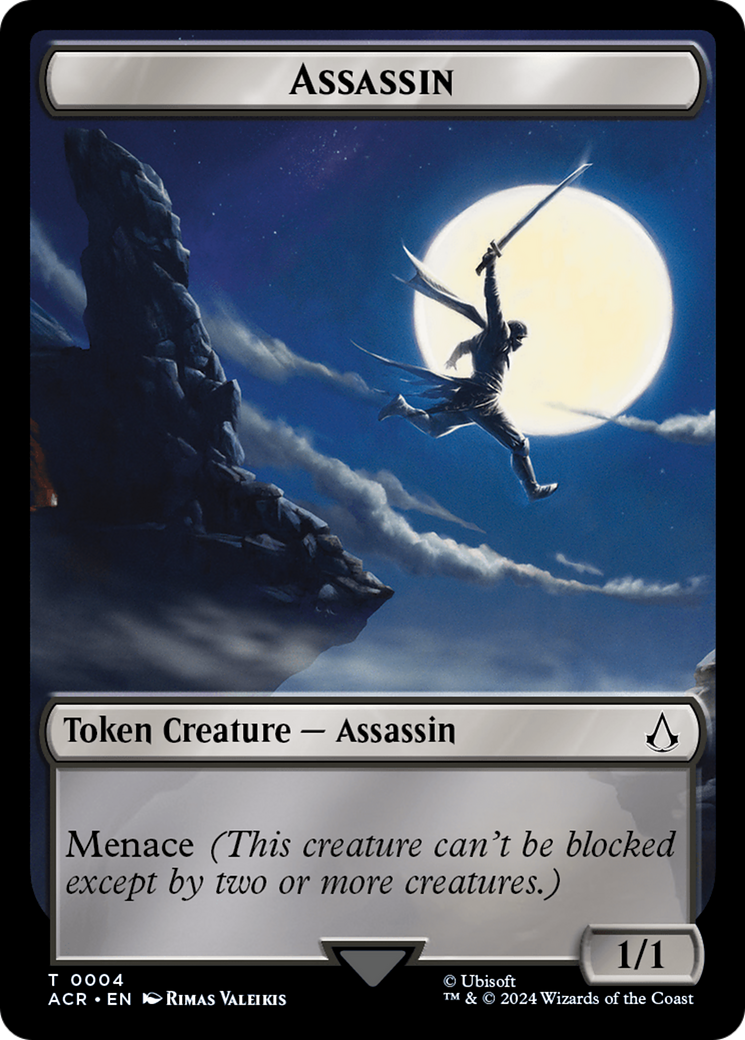 Image of Assassin Token (ACR-004) - Assassin's Creed Tokens