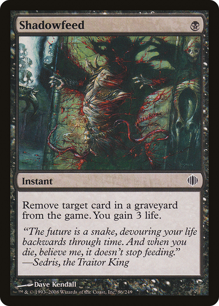 Image of Shadowfeed (ALA-086) - Shards of Alara Foil
