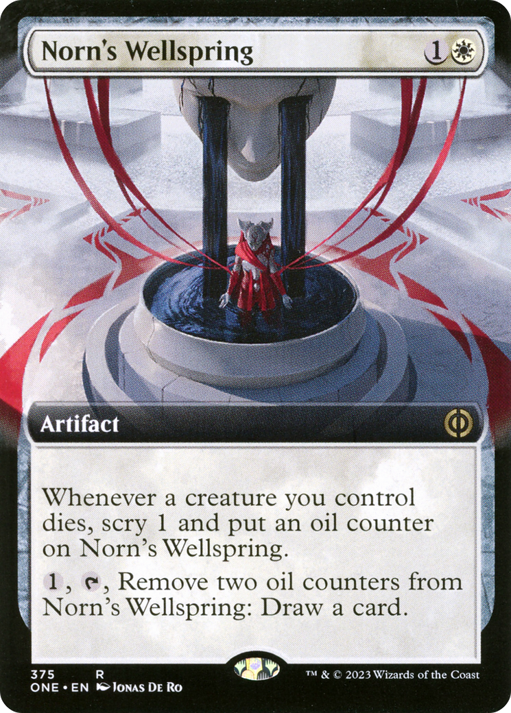 Image of Norn's Wellspring (Extended Art) (ONE-375) - Phyrexia: All Will Be One: (Extended Art)
