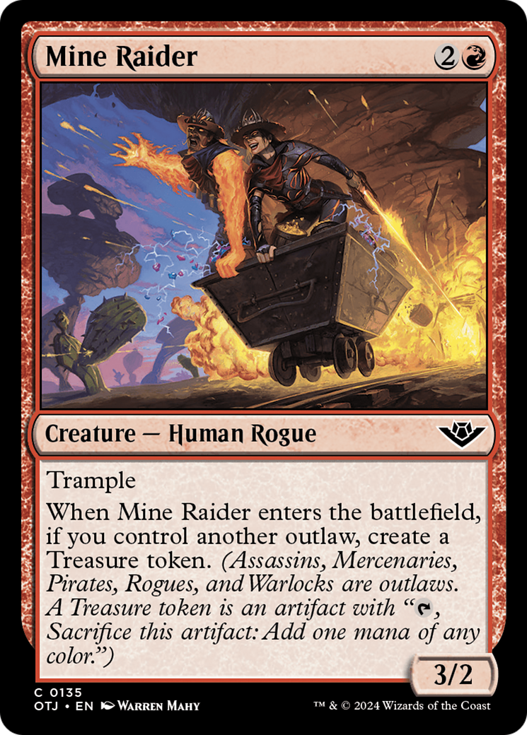 Image of Mine Raider (OTJ-135) - Outlaws of Thunder Junction