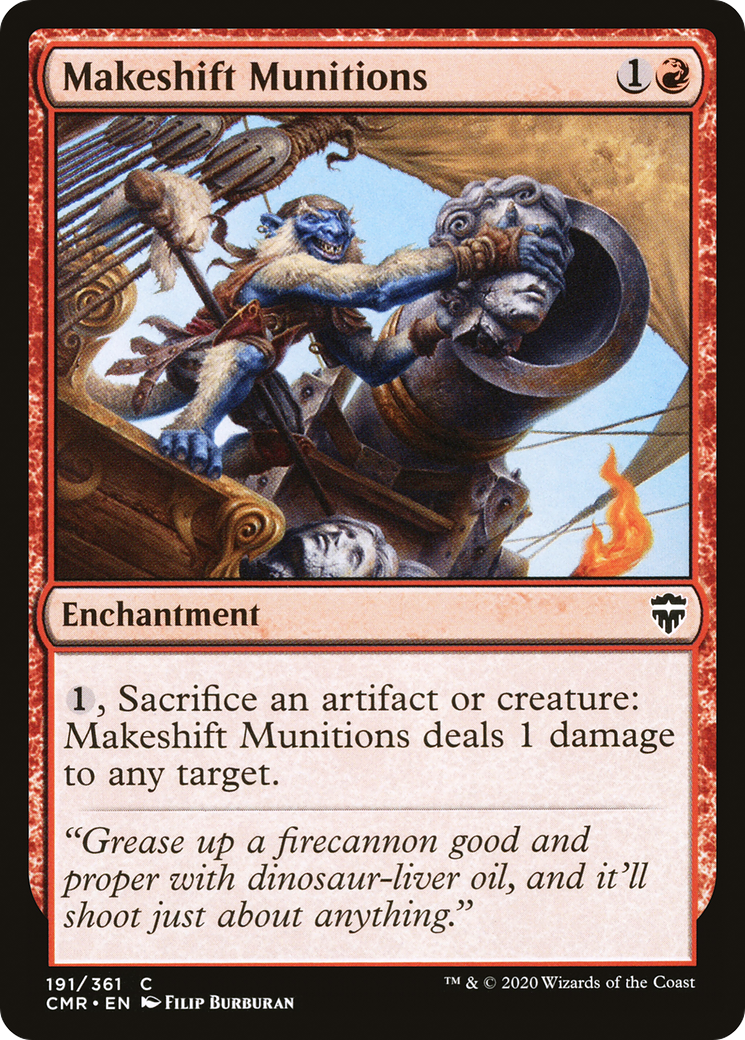 Image of Makeshift Munitions (CMR-191) - Commander Legends Foil