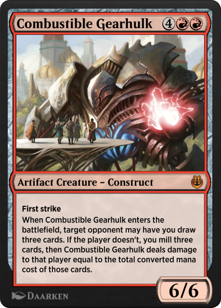 Image of Combustible Gearhulk (KLR-120) - Kaladesh Remastered